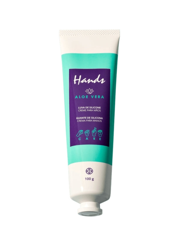 HANDS ALOE VERAGUANTE DE SILICONA CREMA PARA MANOS CARE