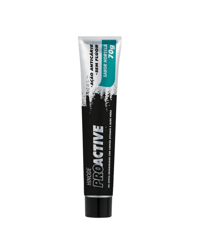 PROACTIVE GEL DENTAL / CARBON ACTIVADO + ALOE VERA / HINODE